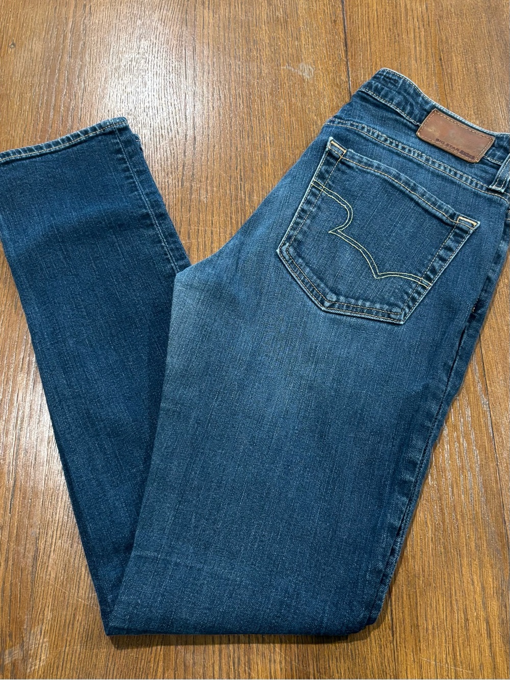 Big Star Jealousy Skinny Jeans Women's Size 29R Dark Wash Stretch